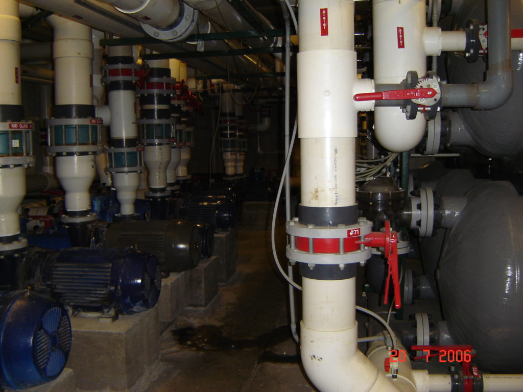Pipes, pumps, and machinery